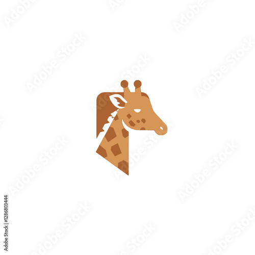 Giraffe Vector Logo Design