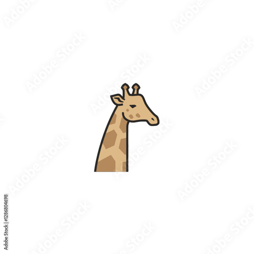 Giraffe Vector Logo Design