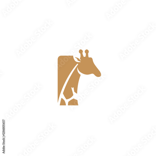 Giraffe Vector Logo Design