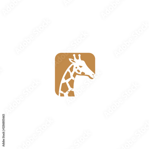 Giraffe Vector Logo Design