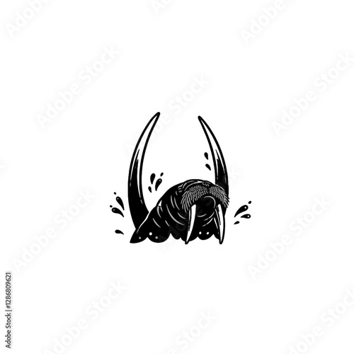 Walrus Vector Logo Design