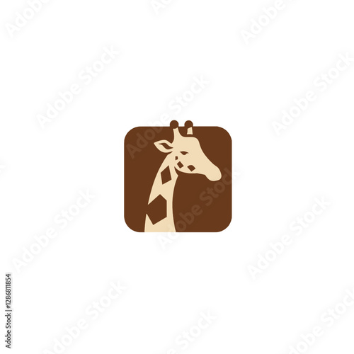Giraffe Vector Logo Design