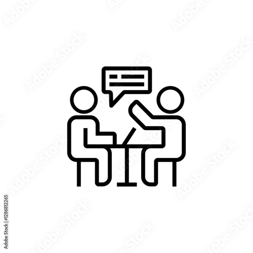 Discussion chat or conversation icon
