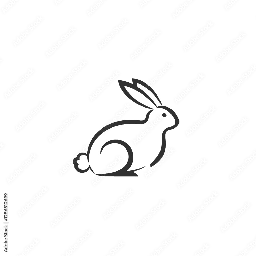 Obraz premium Rabbit Vector Logo Design
