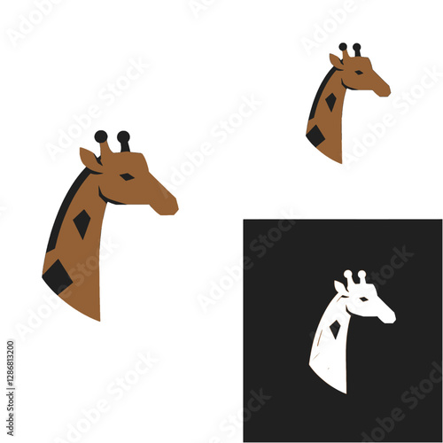 Giraffe Vector Logo Design