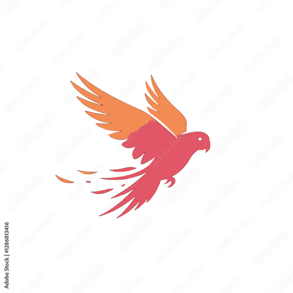 Obraz premium Parrot Vector Logo Design