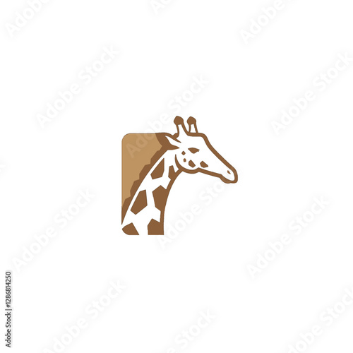 Giraffe Vector Logo Design