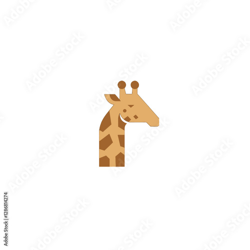 Giraffe Vector Logo Design