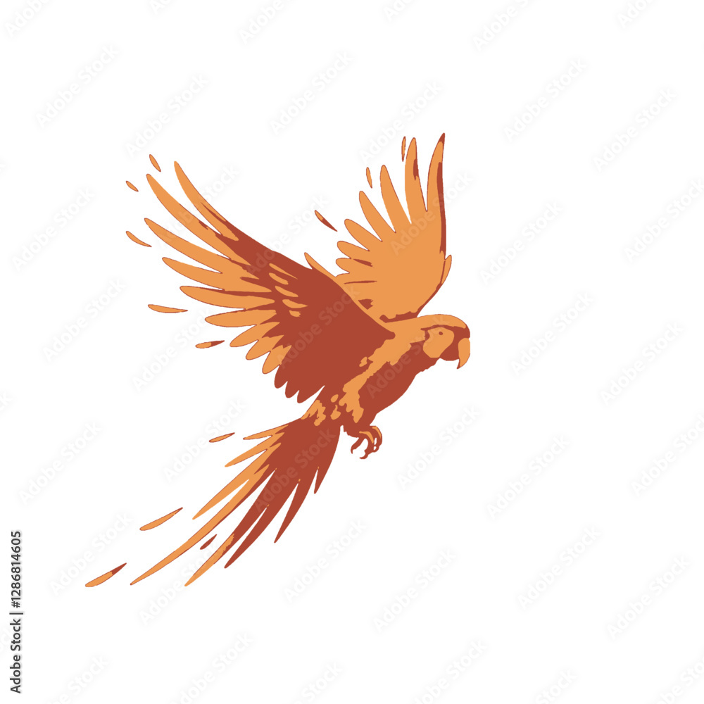 Obraz premium Parrot Vector Logo Design