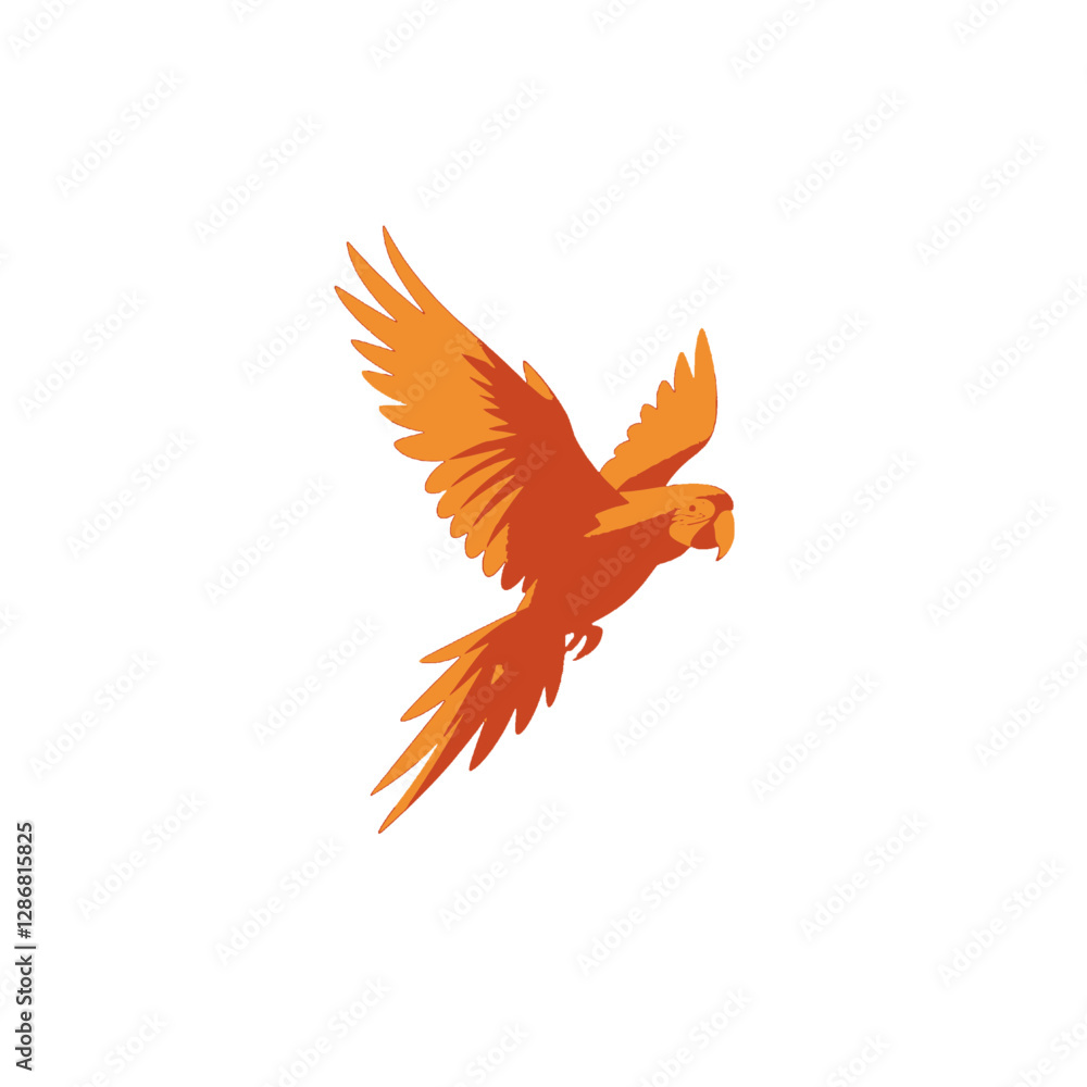 Obraz premium Parrot Vector Logo Design