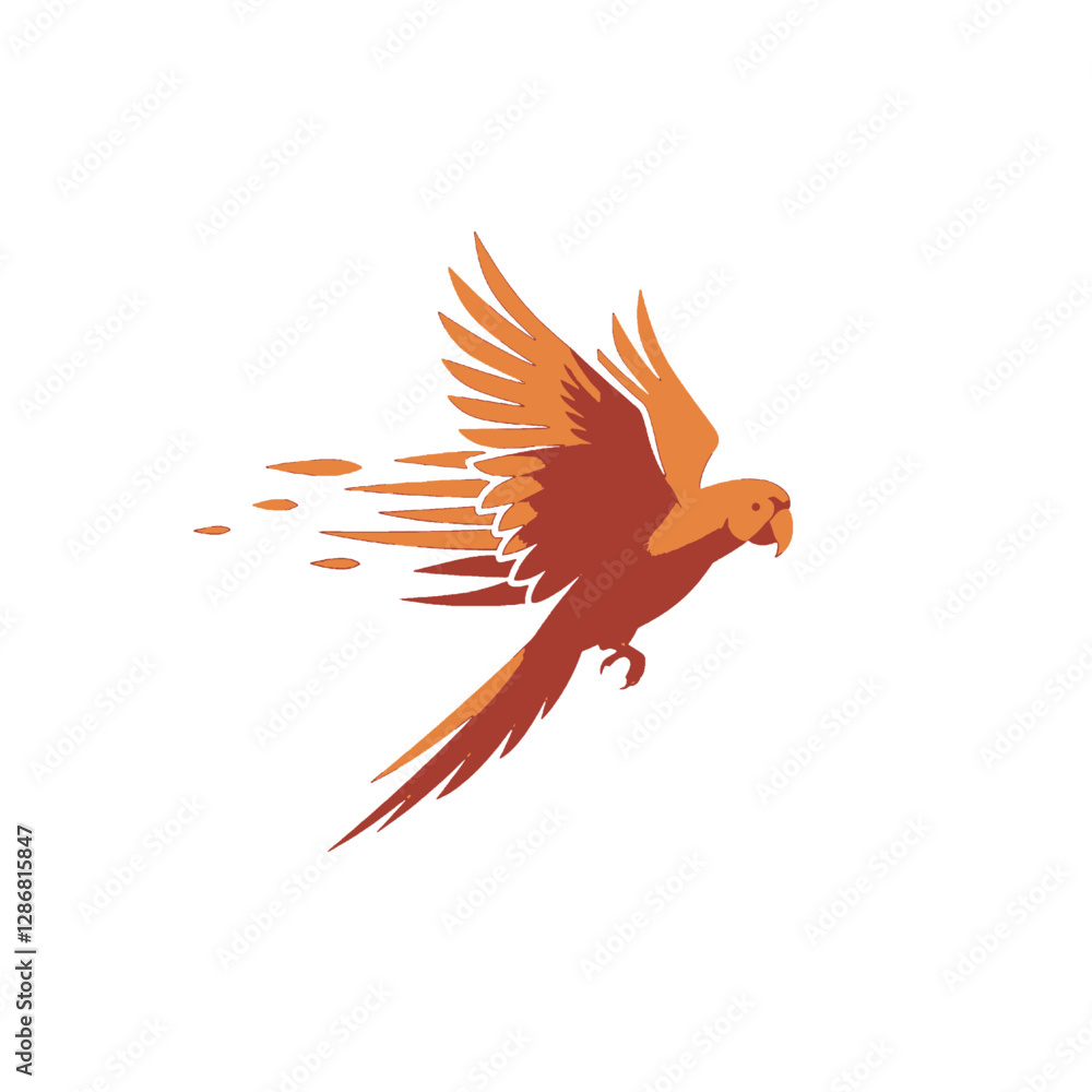 Obraz premium Parrot Vector Logo Design