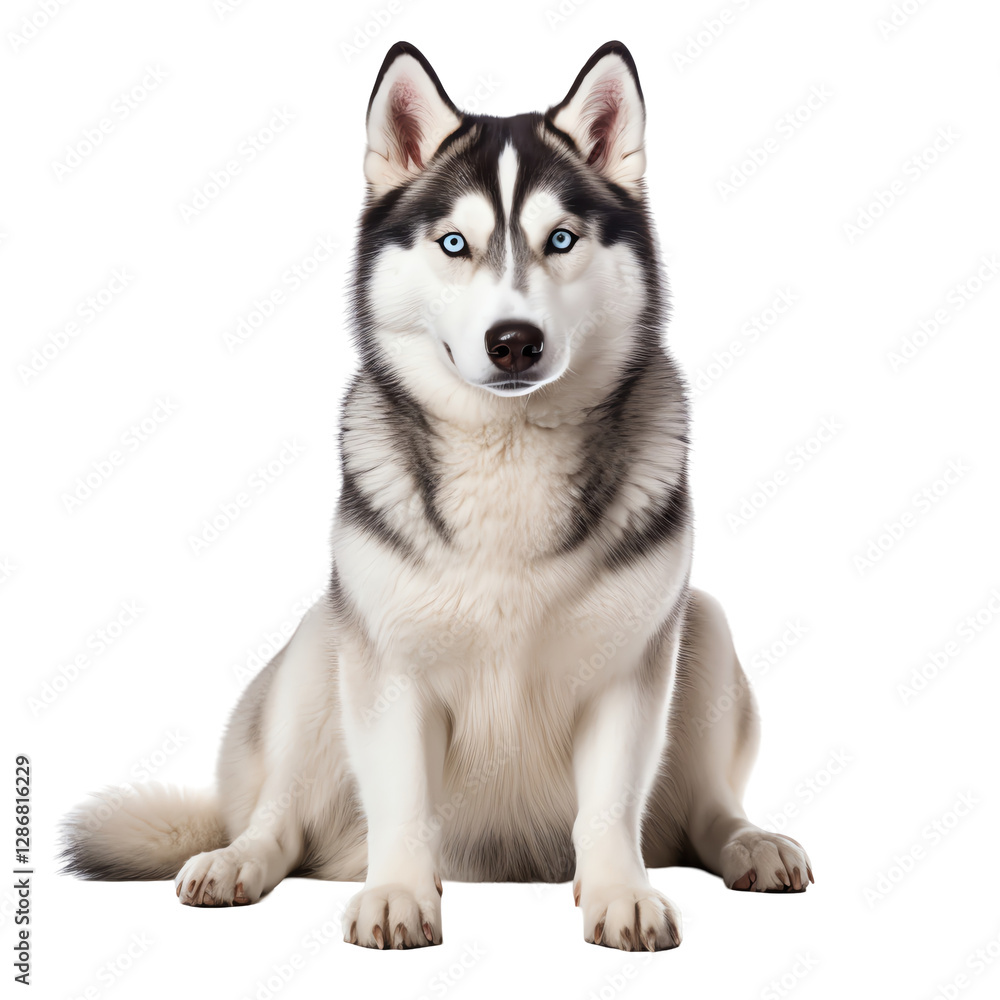 Isolated Husky Isolated Husky