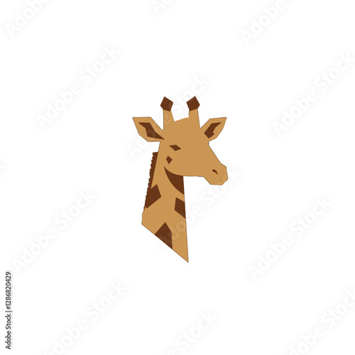 Giraffe Vector Logo Design