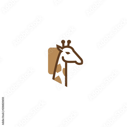 Giraffe Vector Logo Design