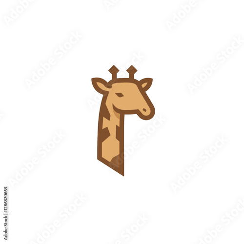 Giraffe Vector Logo Design