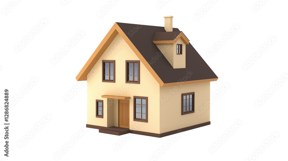 House illustration on isolate transparency background House illustration on isolate transparency background