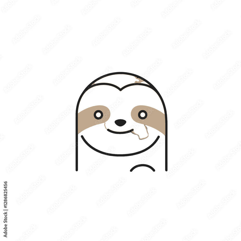 Sloth Vector Logo Design