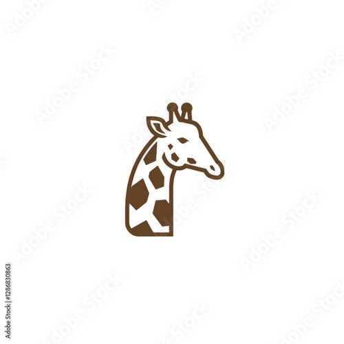 Giraffe Vector Logo Design