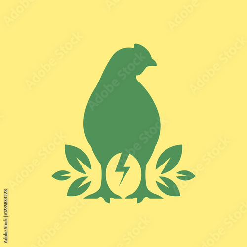 hen and egg design vector illustration template