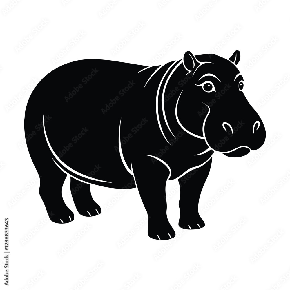 Fototapeta premium rhino isolated on white background