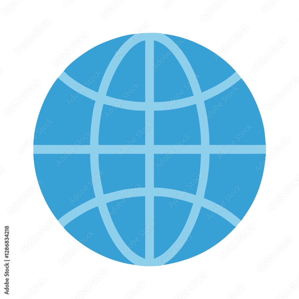 Globe Earth Icon Vector Art Illustration for Global, World, and Geography Design Globe Earth Icon Vector Art Illustration for Global, World, and Geography Design