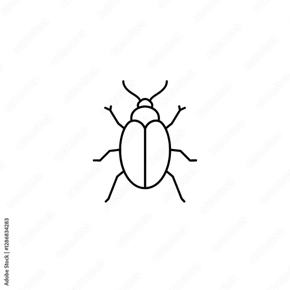 Beetle Vector Logo Design Beetle Vector Logo Design