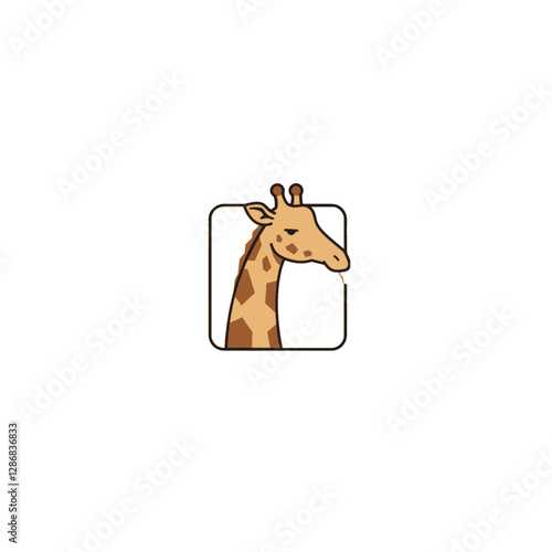 Giraffe Vector Logo Design