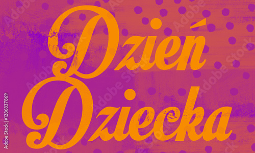 Obraz na płótnie Dzień Dziecka w salonie