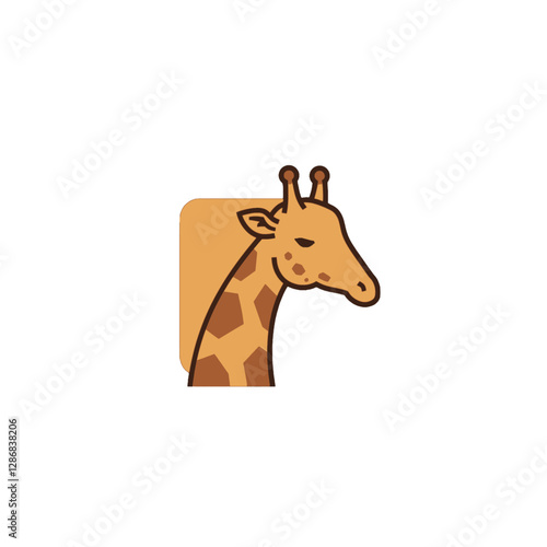 Giraffe Vector Logo Design