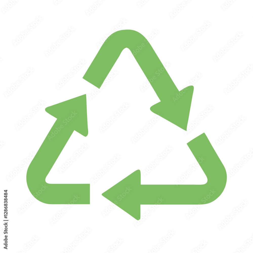 Recycle Symbol Icon Vector Art Illustration for Eco-Friendly and Sustainability Design Recycle Symbol Icon Vector Art Illustration for Eco-Friendly and Sustainability Design