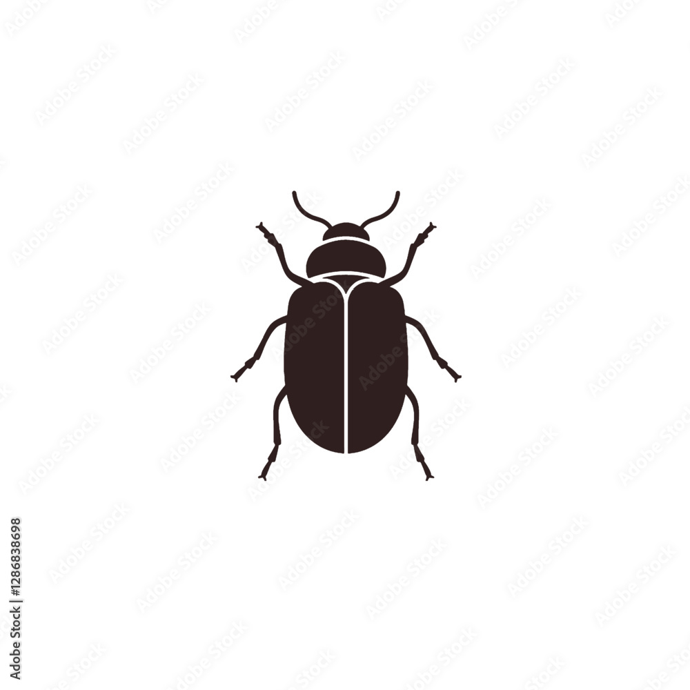 Beetle Vector Logo Design Beetle Vector Logo Design