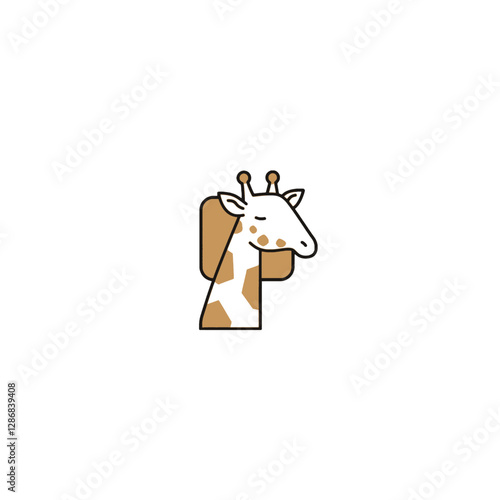 Giraffe Vector Logo Design