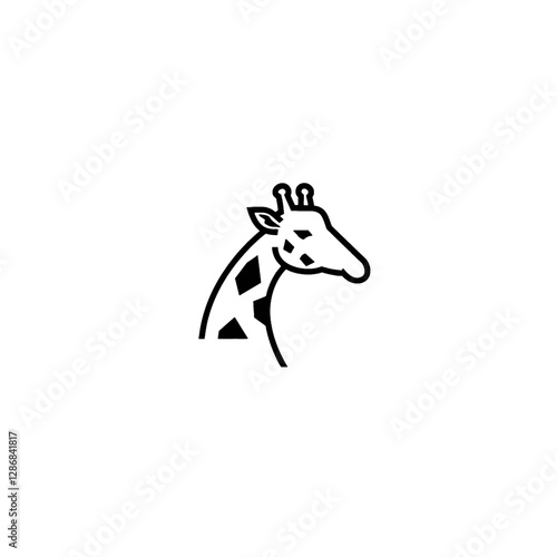 Giraffe Vector Logo Design