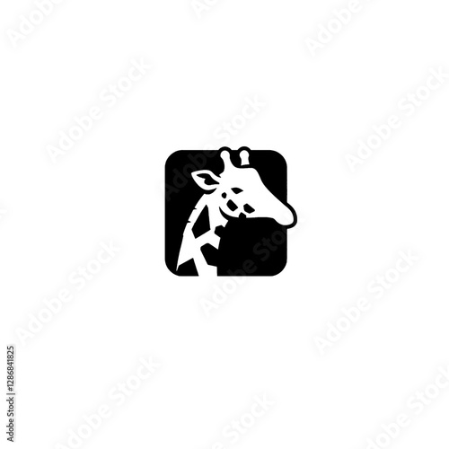 Giraffe Vector Logo Design