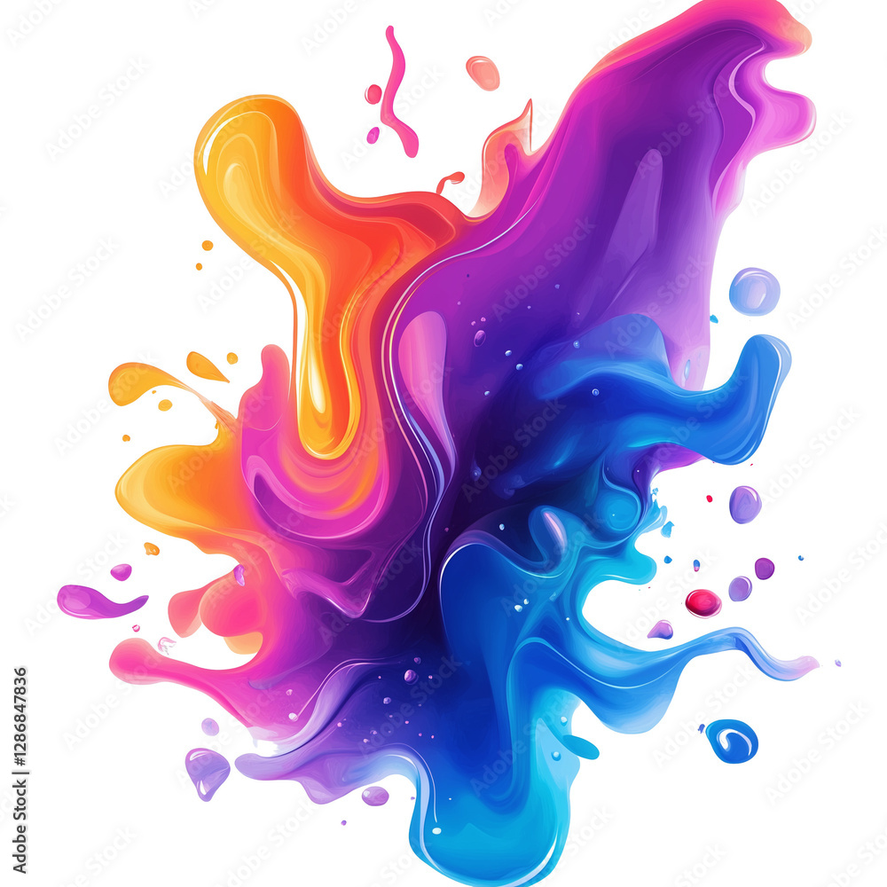 Bold Gradient Fluid Shape – Dynamic Color Transition Splash, Isolated Transparent PNG for Modern Digital and Print Design Bold Gradient Fluid Shape – Dynamic Color Transition Splash, Isolated Transparent PNG for Modern Digital and Print Design