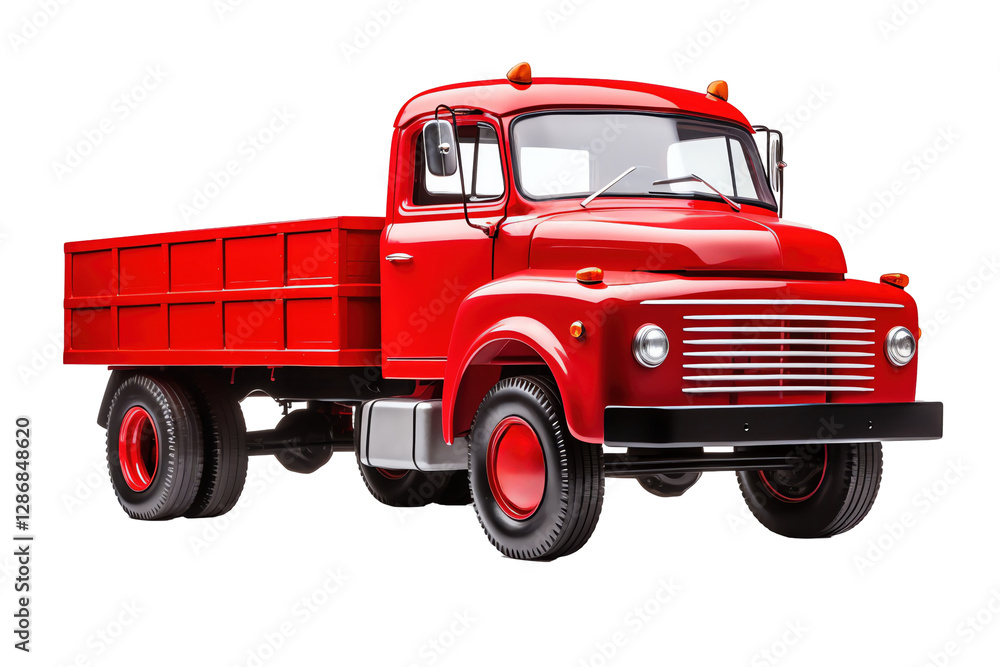 Isolated Red Truck Isolated Red Truck