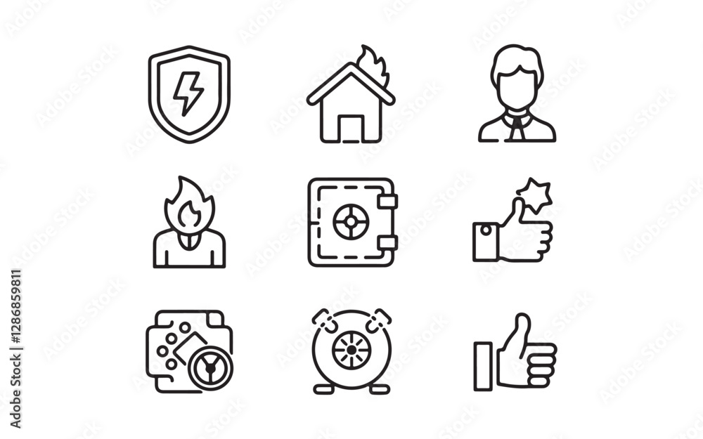 set of vector icons set of vector icons