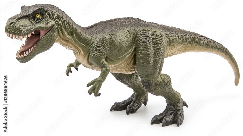 Closeup of a T-Rex figurine showcasing sharp textures and dramatic lighting, evoking raw power and prehistoric intensity.
Closeup of a T-Rex figurine showcasing sharp textures and dramatic lighting, evoking raw power and prehistoric intensity.