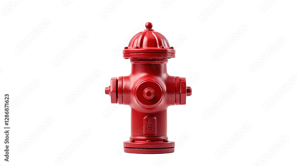 Isolated Red Fire Hydrant Isolated Red Fire Hydrant