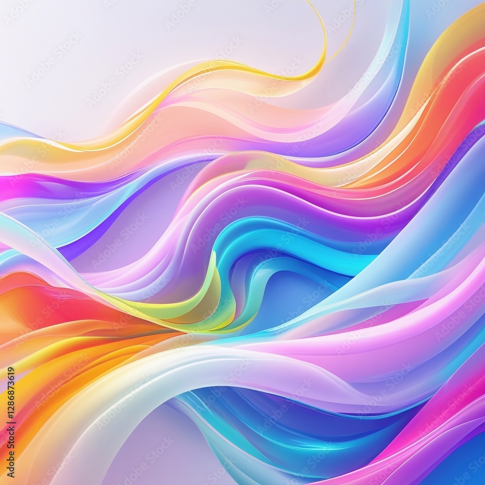 abstract waves of bright colors with gradient abstract waves of bright colors with gradient