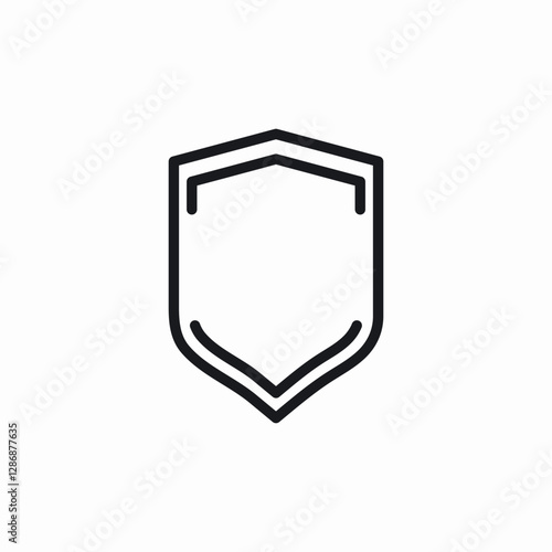 security shield icon sign vector