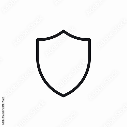 shield security icon sign vector