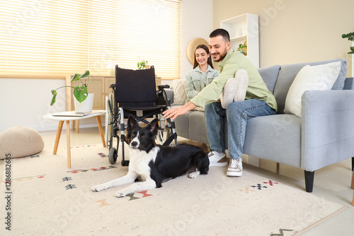 Young woman with husband, w...