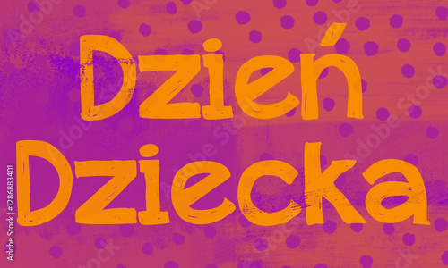 Obraz na płótnie Dzień Dziecka w salonie