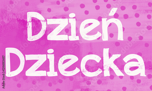 Obraz na płótnie Dzień Dziecka w salonie
