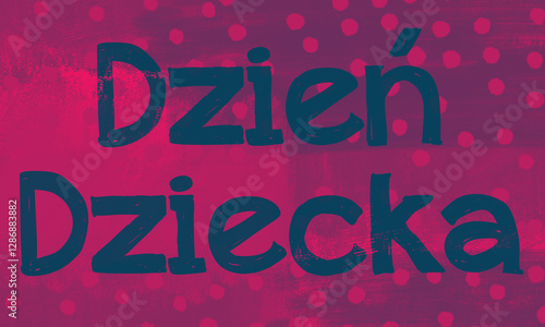 Obraz na płótnie Dzień Dziecka w salonie