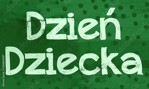Obraz na płótnie Dzień Dziecka w salonie