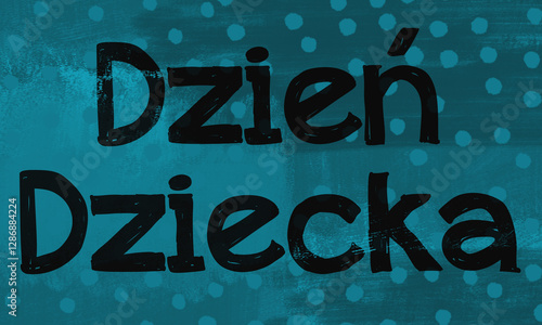 Obraz na płótnie Dzień Dziecka w salonie