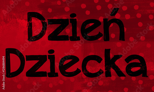 Obraz na płótnie Dzień Dziecka w salonie