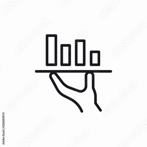 data statistics control icon sign vector